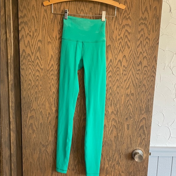 Lululemon Athletica Teal Leggings - Picture 1 of 6